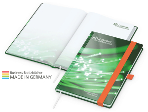 In-Book Round Bestseller A5, gloss-individuell, orange