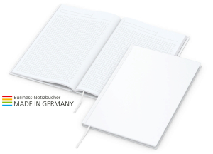 Memo-Book x.press A5, matt-weiß