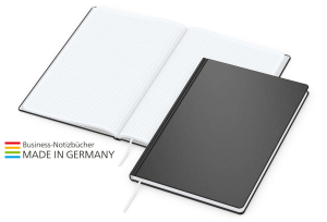 Easy-Book Basic Bestseller Large, schwarz inkl. Prägung schwarz-glänzend