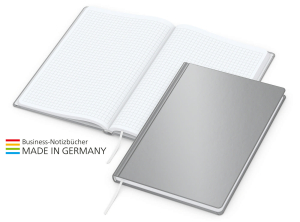 Easy-Book Basic Bestseller A5, silber inkl. Prägung schwarz-glänzend