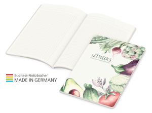 Copy-Book White green+blue A5