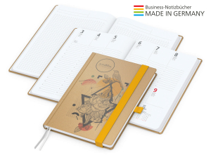 Match-Hybrid White Bestseller A4, Natura braun-individuell, gelb