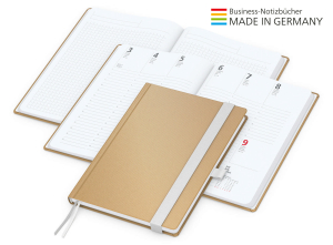 Match-Hybrid White Bestseller A5, Natura braun-individuell, weiß