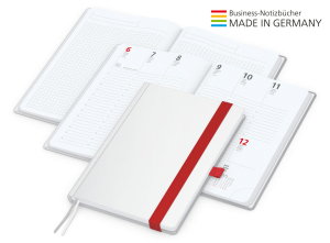 Match-Hybrid White Bestseller A5, Cover-Star gloss-individuell, rot