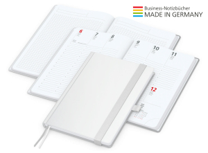 Match-Hybrid White Bestseller A5, Cover-Star matt-individuell, weiß
