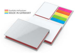 Prag White Bestseller Bookcover gloss-individuell, Farbschnitt rot