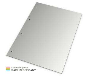 Schreibblock green+blue A4, 25 Blatt mit 4-fach Abheftlochung