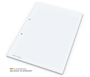 Schreibblock Bestseller A4, 50 Blatt mit 2-fach Abheftlochung