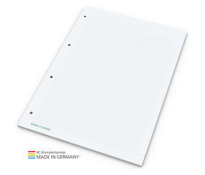 Schreibblock Bestseller A4, 50 Blatt mit 4-fach Abheftlochung