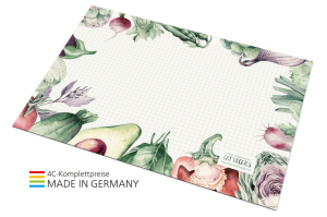 Schreibunterlage green+blue, 25 Blatt