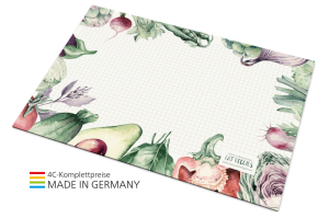 Schreibunterlage green+blue, 50 Blatt