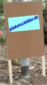 1-tlg. Plakatständer A0