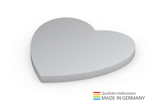 Form aus 72 x 72 mm, 50 Blatt, Herz