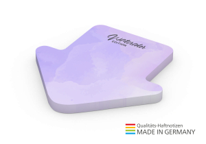 Form aus 72 x 72 mm, 50 Blatt, Pfeil