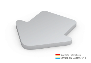 Form aus 72 x 72 mm, 50 Blatt, Pfeil