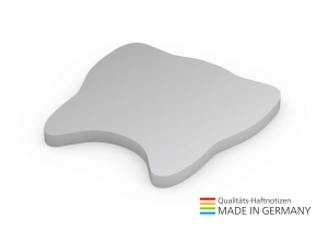 Form aus 72 x 72 mm, 50 Blatt, Zahn