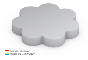 Form aus 72 x 72 mm, 100 Blatt, Blume