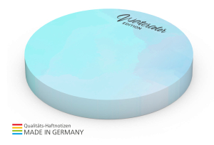 Form aus 72 x 72 mm, 100 Blatt, Kreis