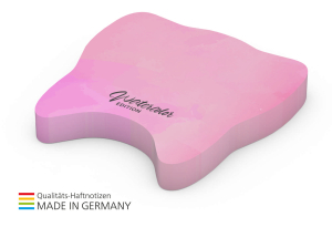 Form aus 72 x 72 mm, 100 Blatt, Zahn