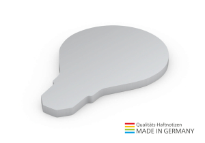 Form aus 100 x 72, 50 Blatt, Glühbirne