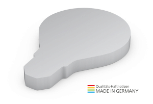Form aus 100 x 72 mm, 100 Blatt, Glühbirne