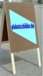 2-tlg. Plakatständer A1