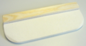 Filzrakel mit Holzgriff 26 cm