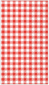 Servietten "Karo red", 40 x 33 cm