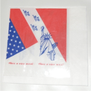 250 Servietten USA 33 x 33 cm, 3-lagig 1/4 Falz