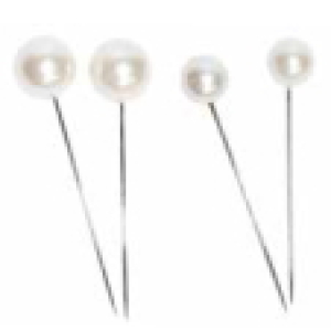 Decorative needles 7.0 cm x 1.2 cm, cream