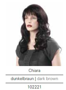 Damenperücke Chiara dunkelbraun