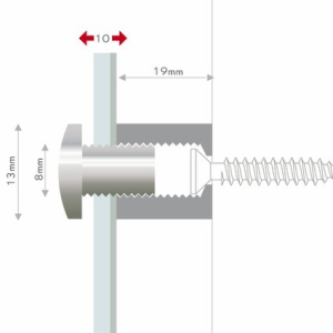 Fisso Mix Ø13mm Schraubsystem