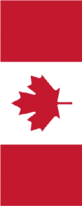 Kanada Banner-Leihfahne 150 x 400 cm