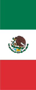 Mexiko Banner-Leihfahne 150 x 400 cm