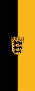Baden-Württemberg Banner-Leihfahne 150 x 400 cm