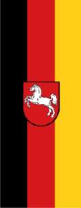Niedersachsen Banner-Leihfahne 150 x 400 cm
