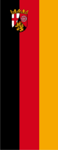 Rheinland-Pfalz Banner-Leihfahne 150 x 400 cm
