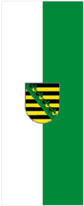 Saxony banner rental flag 150 x 400 cm
