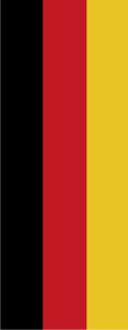 Deutschland Hochformat-Leihfahne 120 x 300 cm