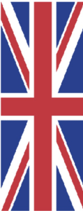 Großbritannien Hochformat-Leihfahne 120 x 300 cm