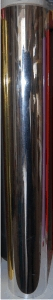 Hochglanzfolie silber CA 23, 12,5 m, 125 cm