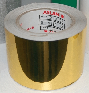 Hochglanzfolie gold CA 23, 25 m, 8 cm
