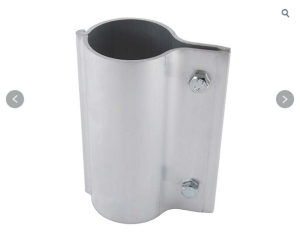 Schilderklemme 150 mm für Ø 76 mm