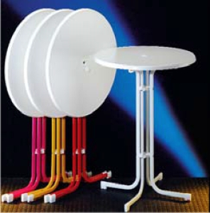 Stehtisch Klappbar 12-700, weiss