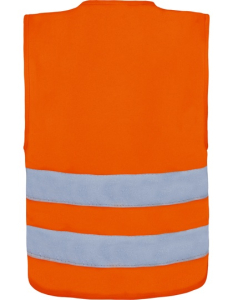 Kids´ Hi-Vis Safety Vest With Front Zipper Aalborg
