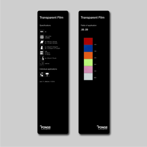 transparent film, 140 cm, 30 m