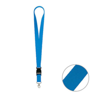 Schlüsselband/Lanyard "Standard", royalblau, Karabinerhaken, Bandbreite 25 mm, 10 Stück