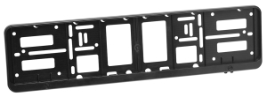 License plate holder, license plate frame, black