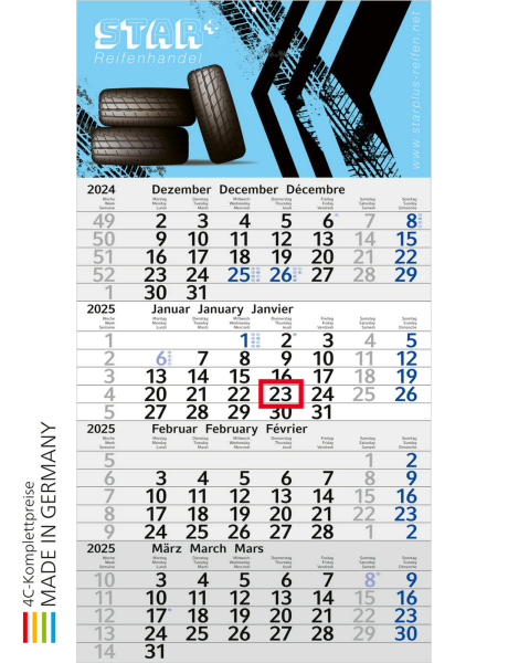 Budget 4 Bestseller, blau