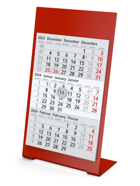 Desktop 3 Color Bestseller, rot, 2-Jahre